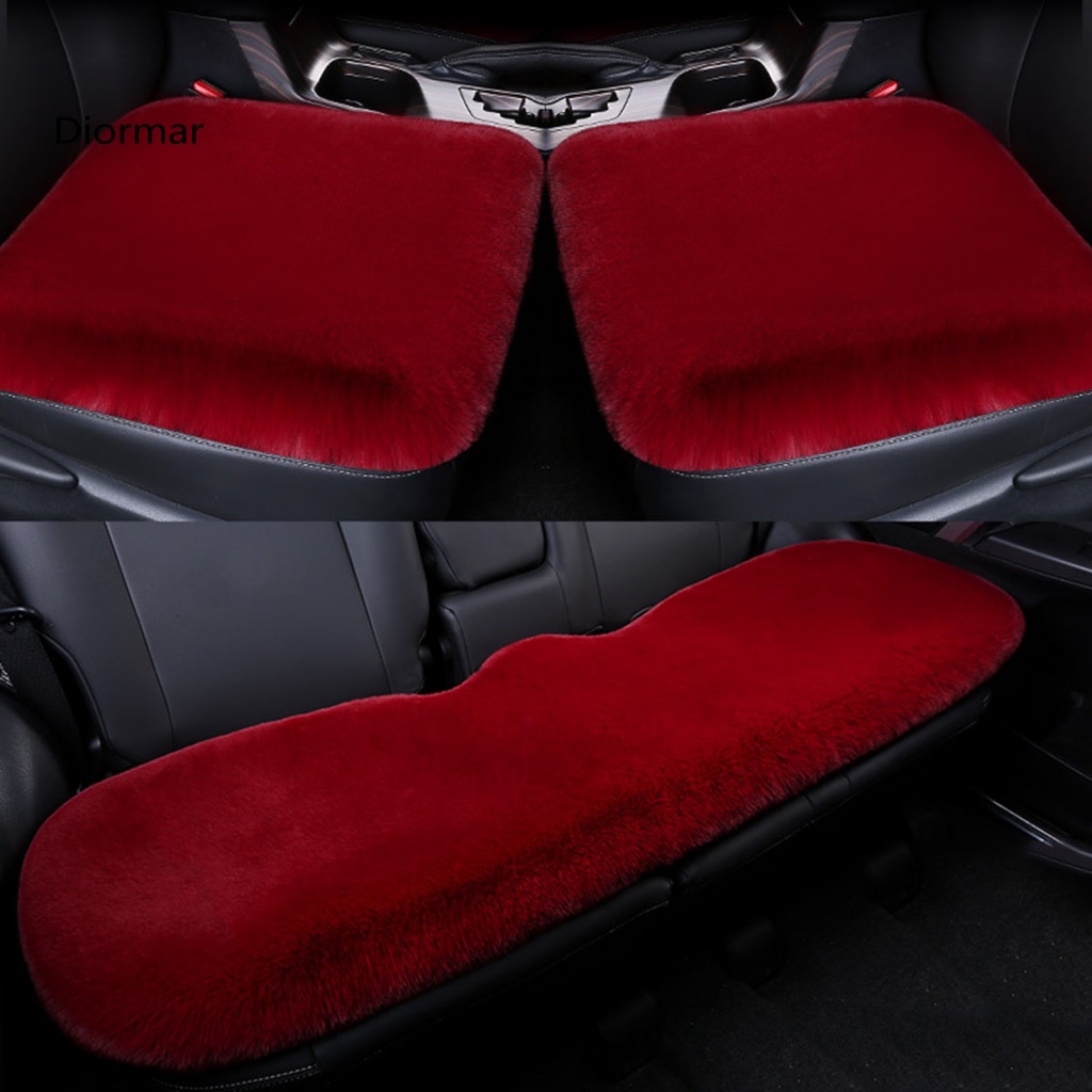 Set 3 Vỏ Bọc Đệm Ghế Ngồi Xe Hơi Giữ Ấm Mùa Đông Chống Trượt