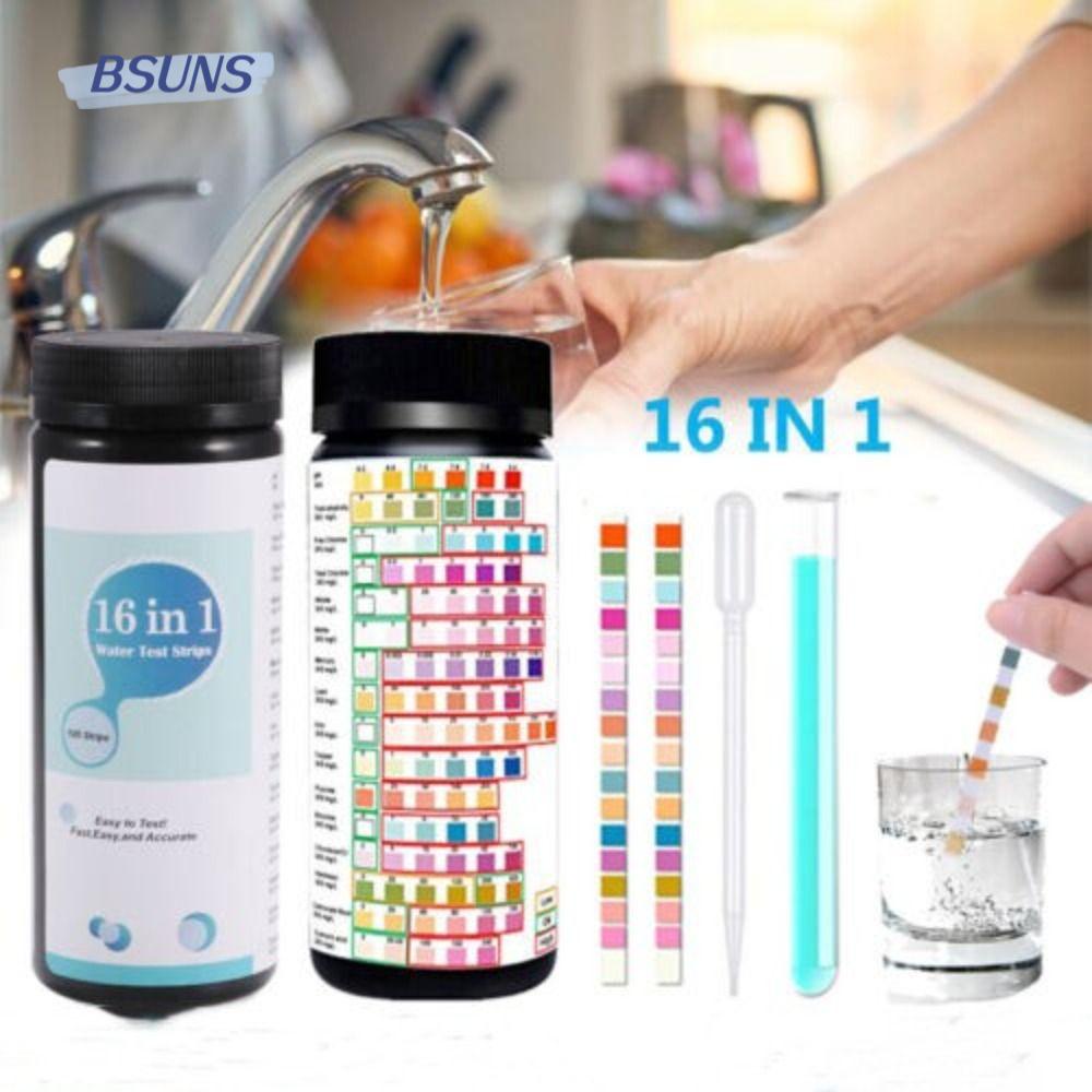 BSUNS Bộ Dụng Cụ Kiểm Tra Độ Cứng PH Nước Uống Trong Spa