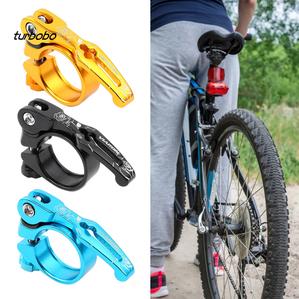 Turbobo Kẹp Điều Chỉnh Yên Xe Đạp Leo Núi Bằng Hợp Kim Nhôm Chống Rơi Tháo Gỡ Nhanh