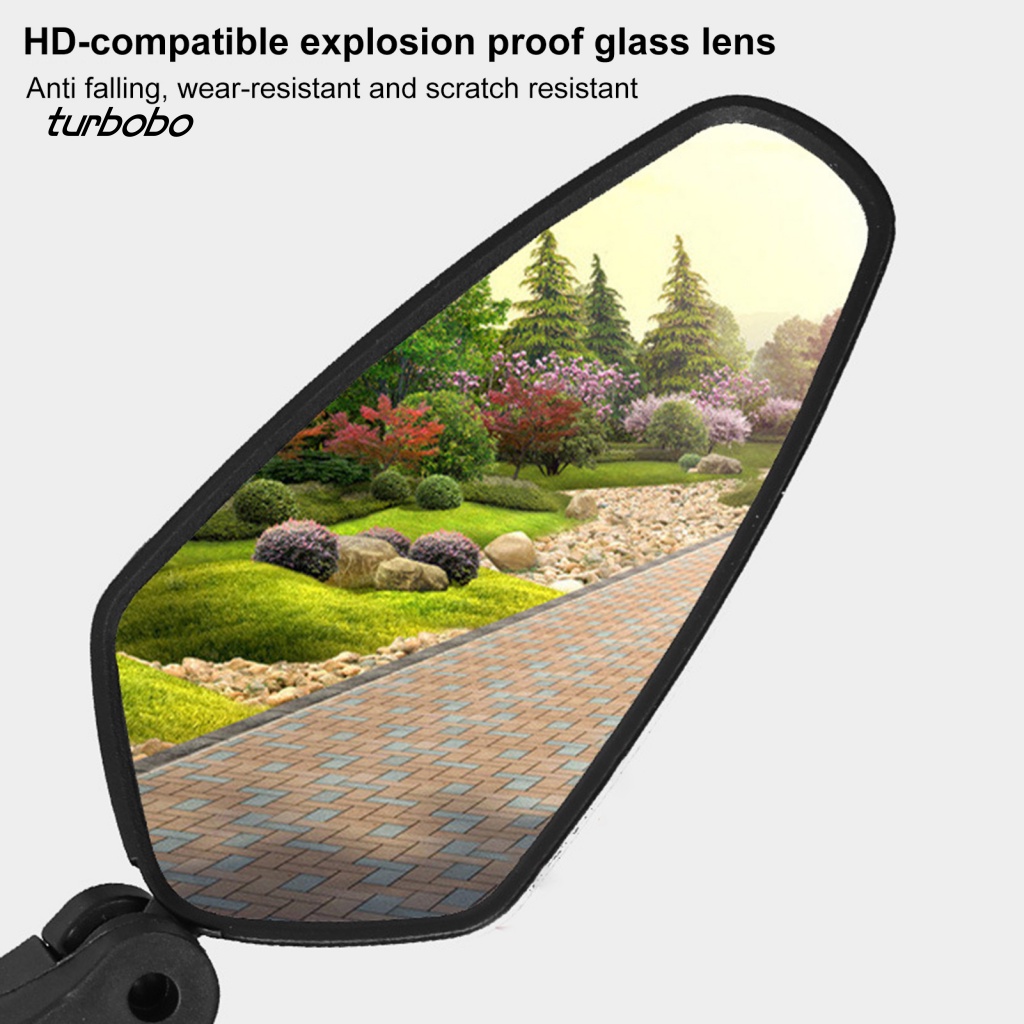 Gương Chiếu Hậu Góc Rộng Chống Trượt Tùy Chỉnh Tiện Dụng Cho Xe Đạp MTB