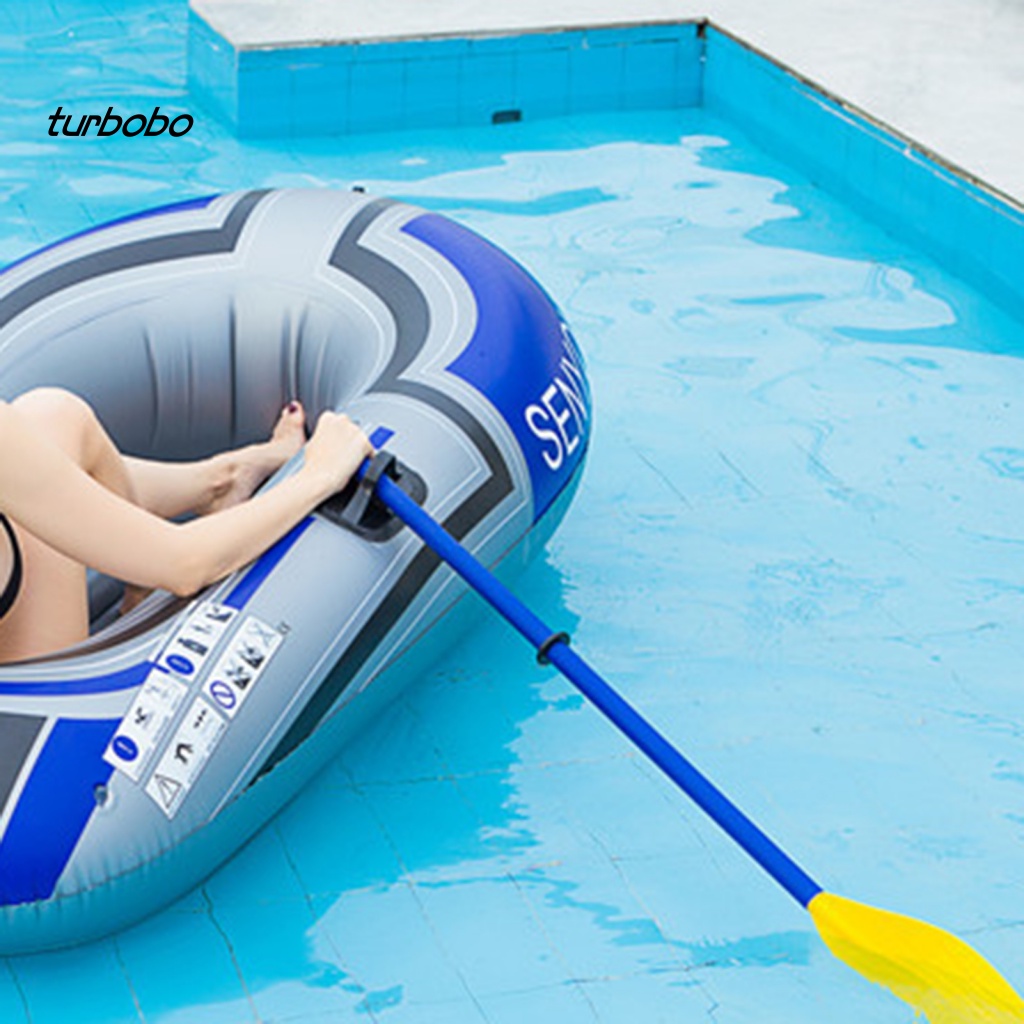 Turbobobo Thuyền Bơm Hơi Chịu Lực Tốt Chống Mài Mòn Có Hai Mái Chèo Đồ Chơi 1 Người Sử Dụng Khi Đi Bơi