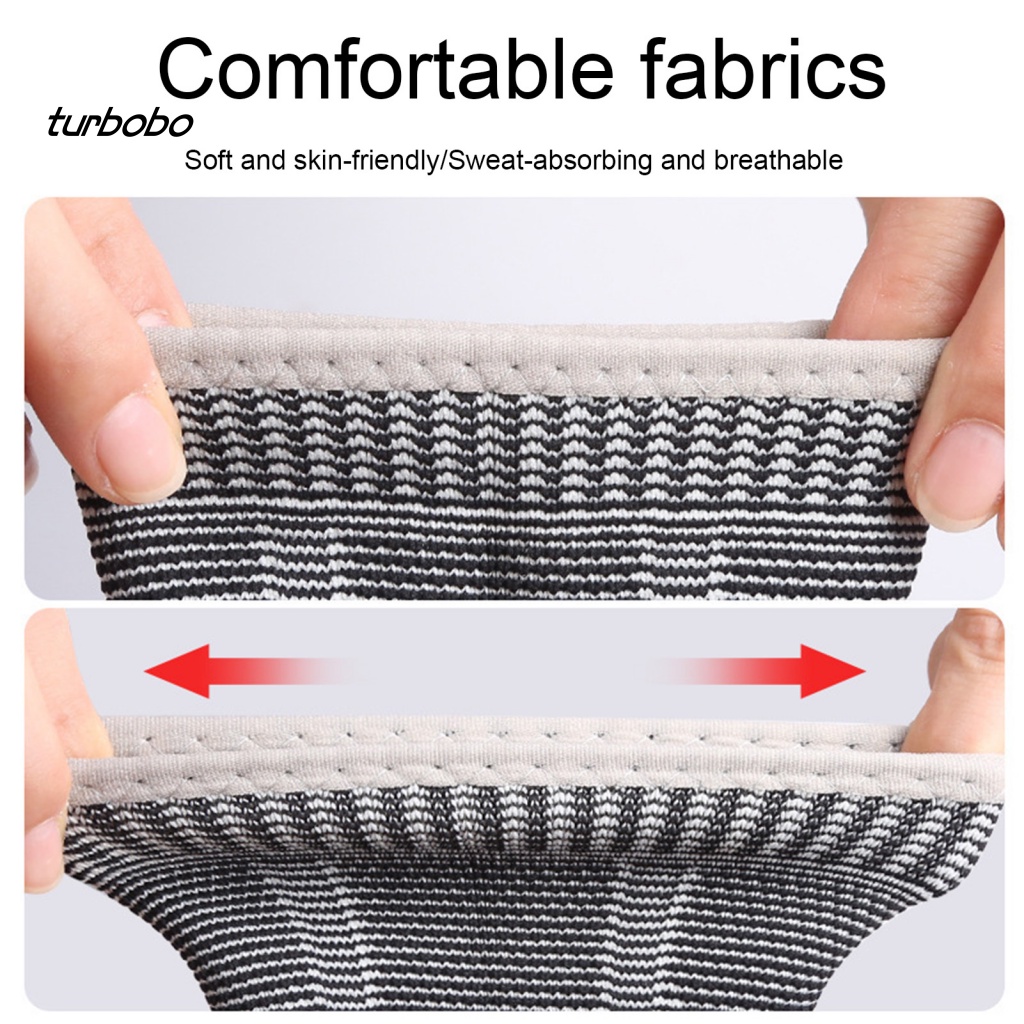 1 Cặp Băng Quấn Mắt Cá Chân Dệt Kim 3D Độ Co Giãn Cao Thoáng Khí Chống Trượt Hỗ Trợ Tự Sưởi Ấm