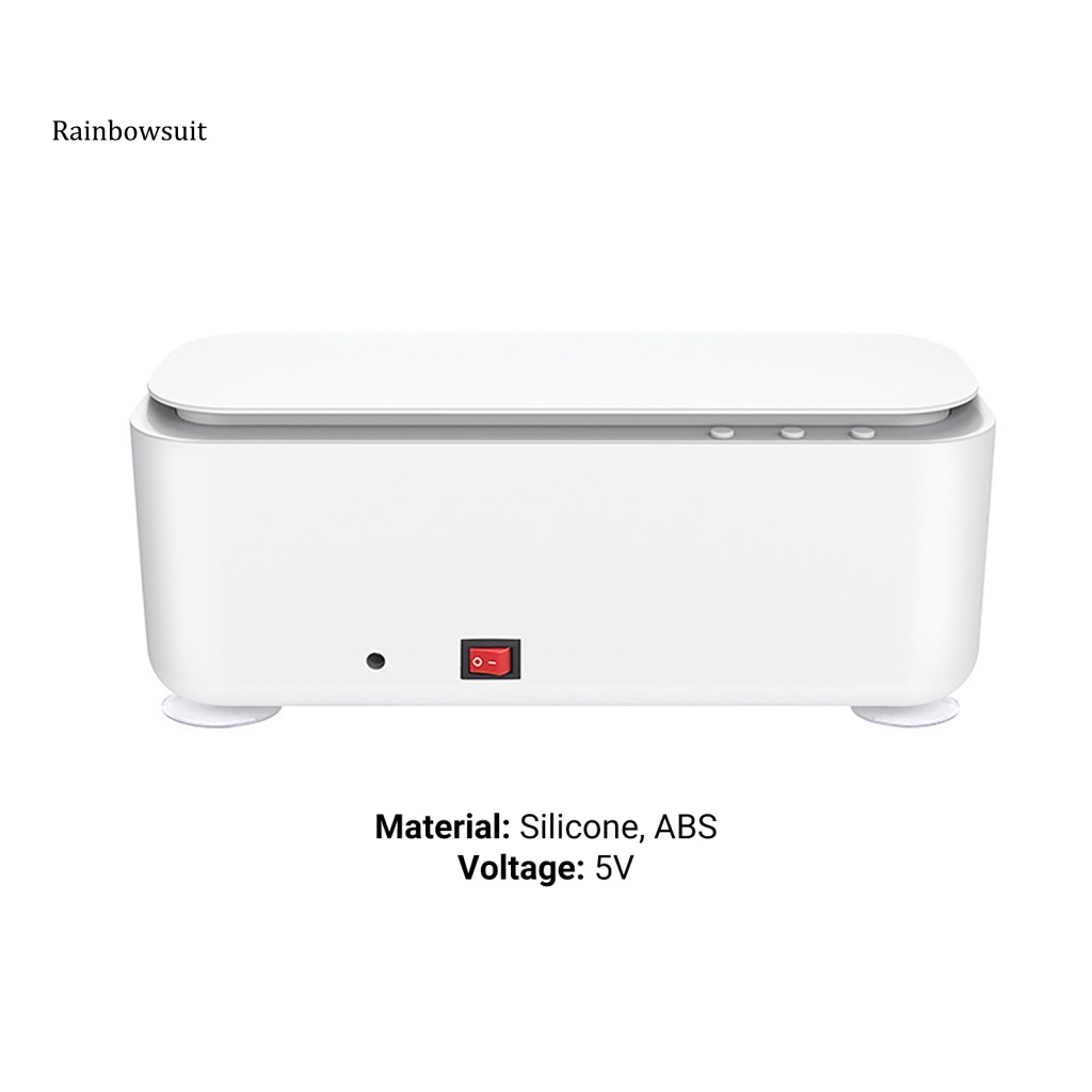 Dụng Cụ Vệ Sinh Mắt Kính Mini Bằng Sóng Siêu Âm Không Gây Tiếng Ồn