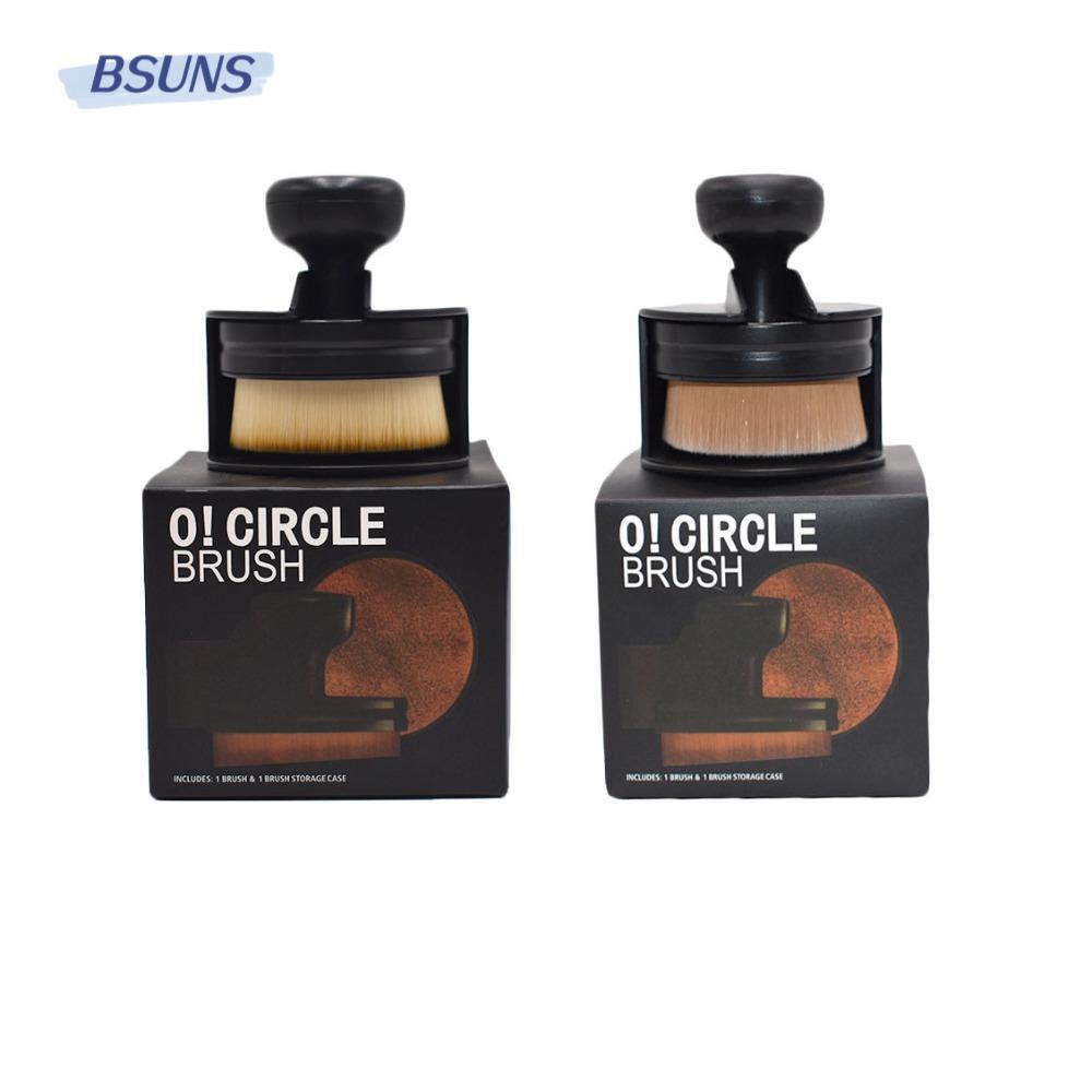 BSUNS Cọ Trang Điểm Nền Đơn Lông Mềm Kèm Hộp Đựng Bằng Sợi Nhân Tạo Cho Xe Hơi