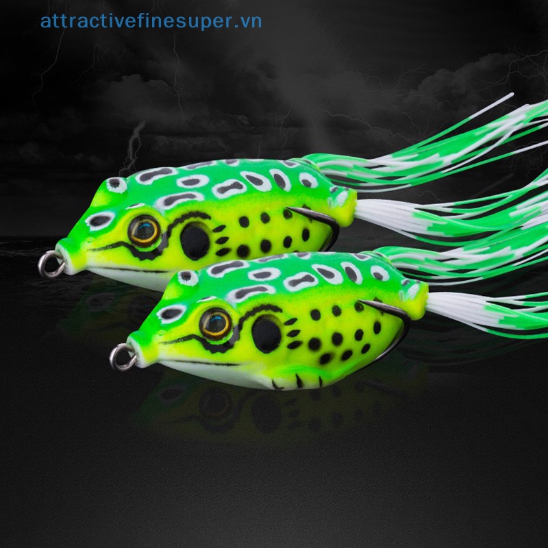 Mồi Giả Nhử Cá Mềm Hình Ếch 5cm 8g Gắn Kèm Móc Câu