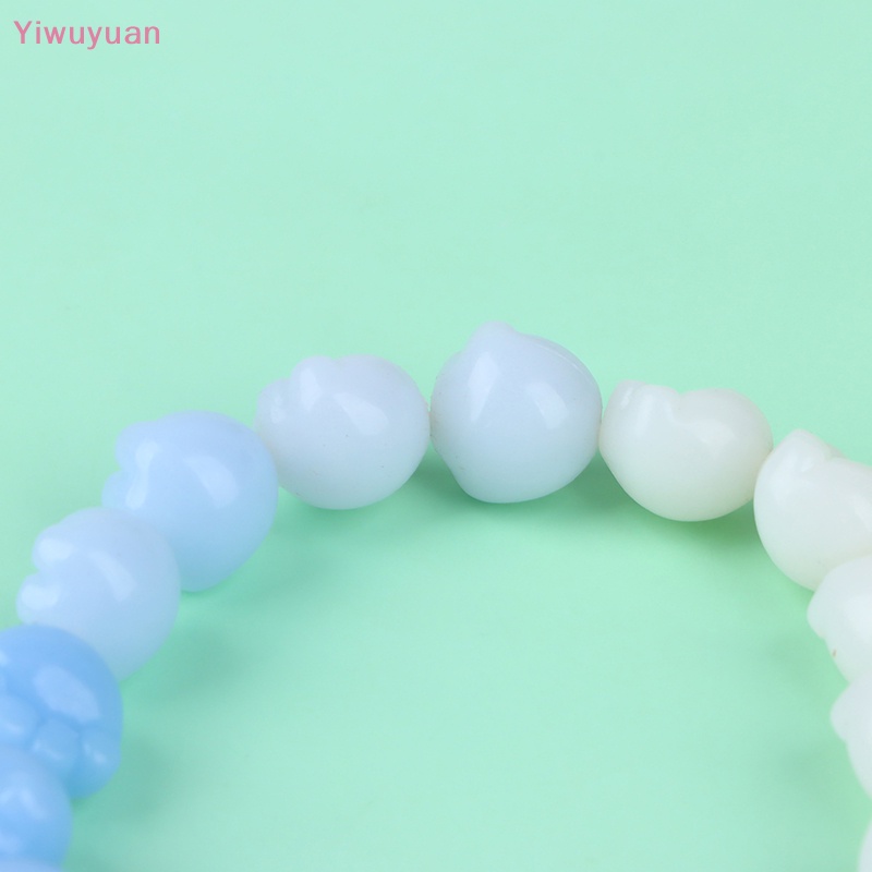 < Yiwuyuan > Vòng Đeo Tay Chuỗi Hạt Màu Gradient Mềm Mại Và Thay Đổi Màu Sắc Dành Cho Bạn Gái Mới