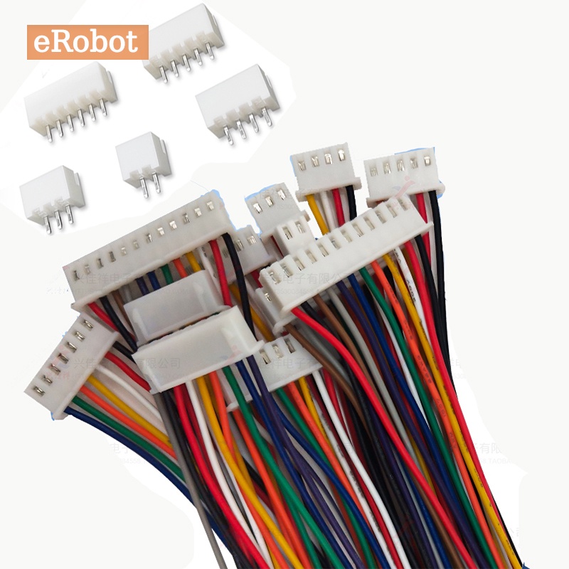 Set 10 Đầu Nối Dây JST XH2.54 XH 2.54mm Dài 20cm 26AWG