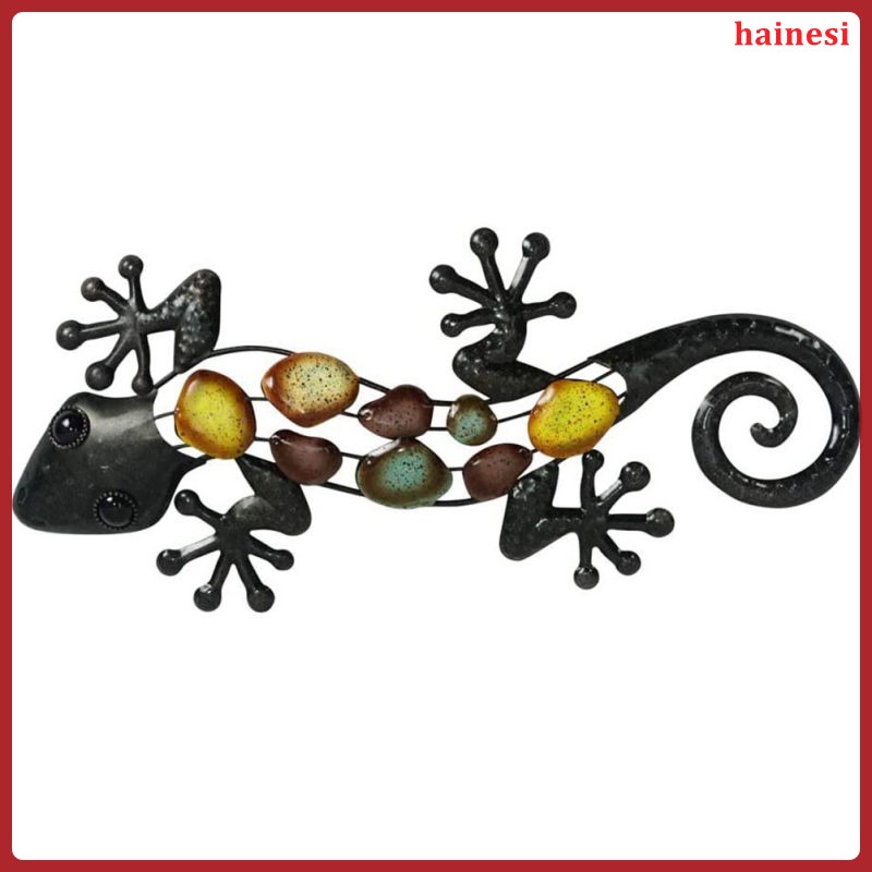 Tượng Thằn Lằn Kim Loại Treo Tường Trang Trí Phong Cách Vintage