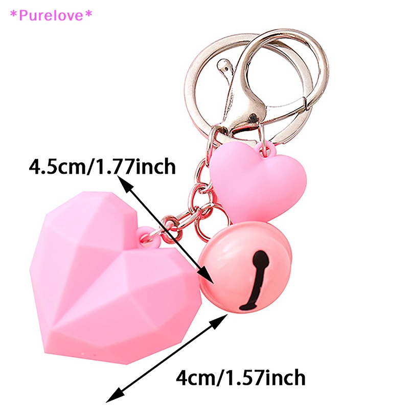 Móc Khóa Hình Trái Tim Xinh Xắn Cho Nữ Mới