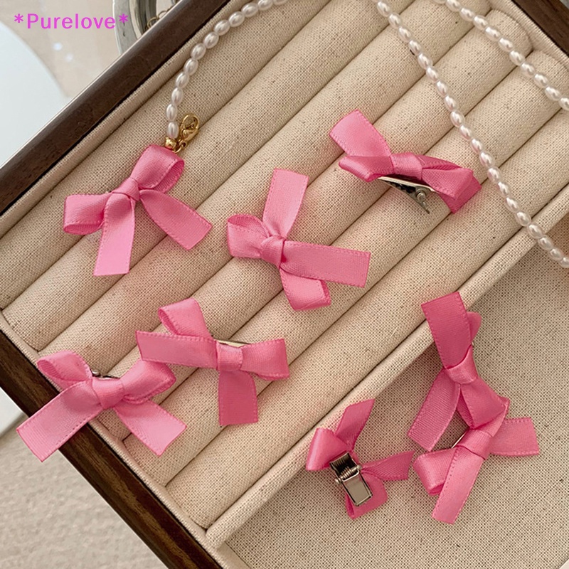 Set 5 Kẹp Tóc Nơ Nhỏ Xinh Xắn Thời Trang Mùa Hè Cho Bé Gái Mới