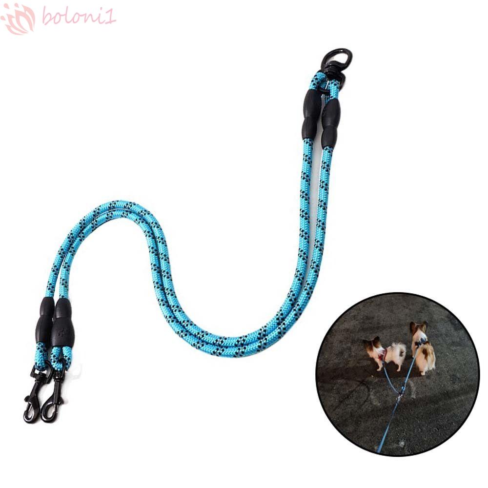 [COD] Dây Dắt Chó Đôi Bằng Nylon Xoay 360 Độ° Dây Dắt Thú Cưng Đi Dạo Cỡ Nhỏ / Vừa / Lớn Tiện Dụng