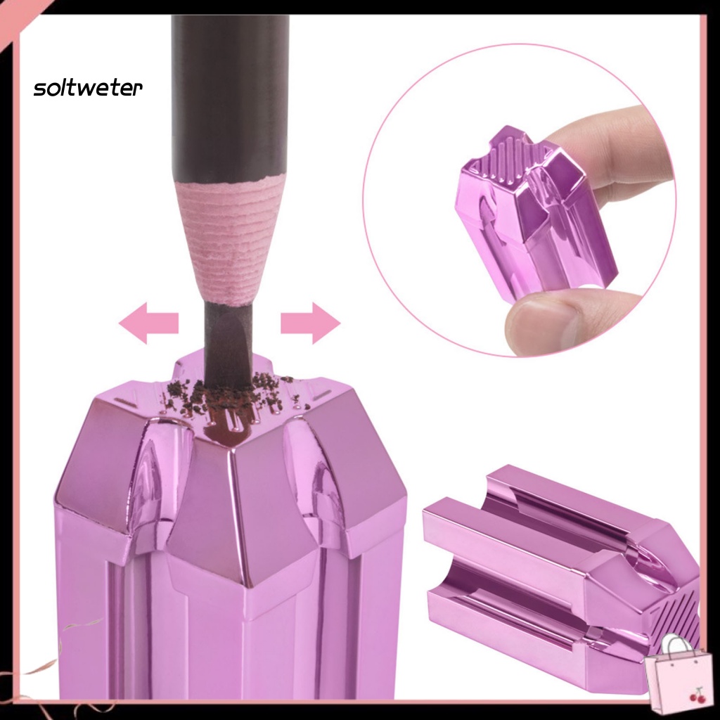 Gọt Bút Chì Kẻ Lông Mày 4 Trong 1 Viền Nhọn Mượt Mà Trang Điểm Chuyên Nghiệp