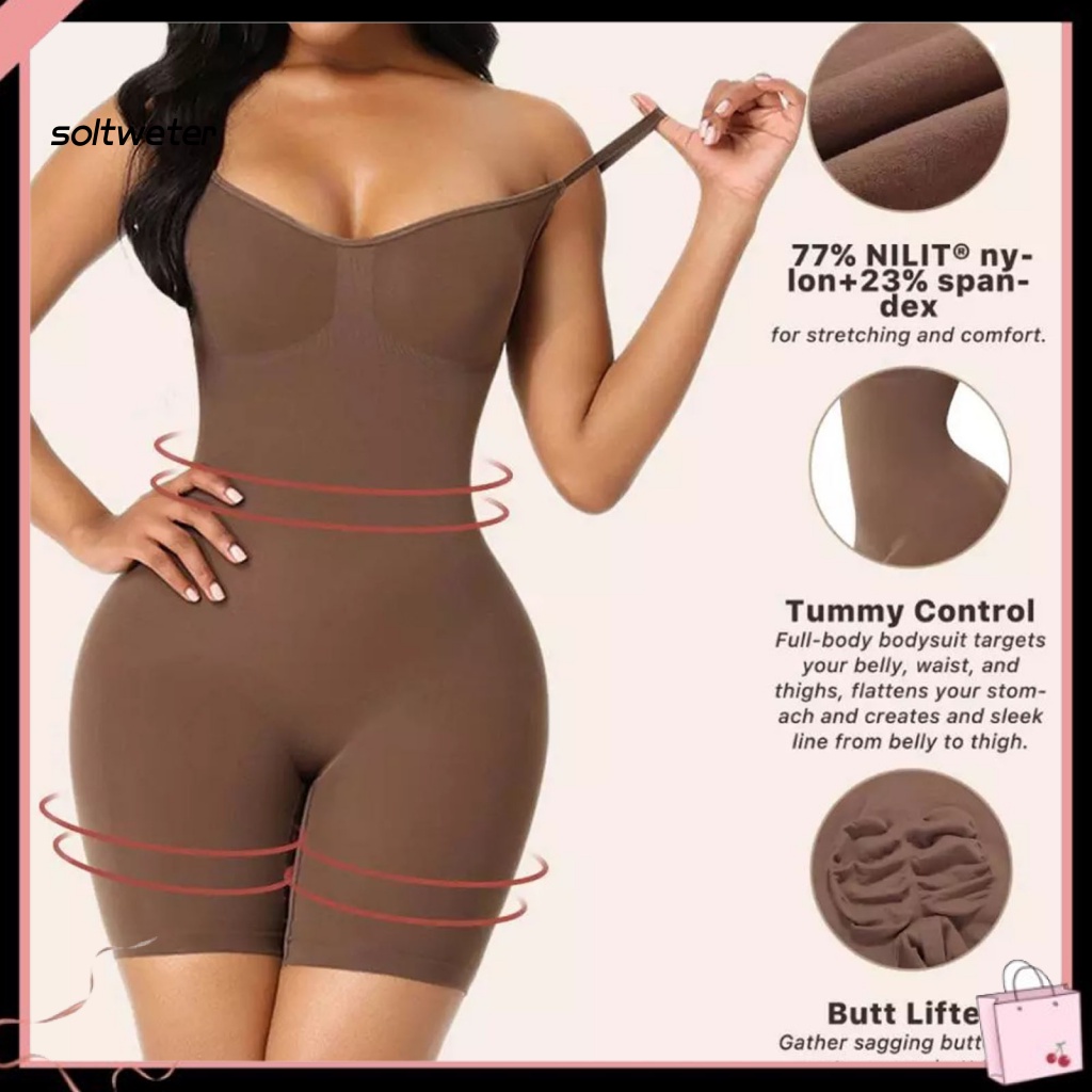 St Bộ Đồ Bodysuit Định Hình Cơ Thể Độ Co Giãn Cao Thoáng Khí Không Để Lại Dấu Vết Cho Nữ Mặc Hàng Ngày