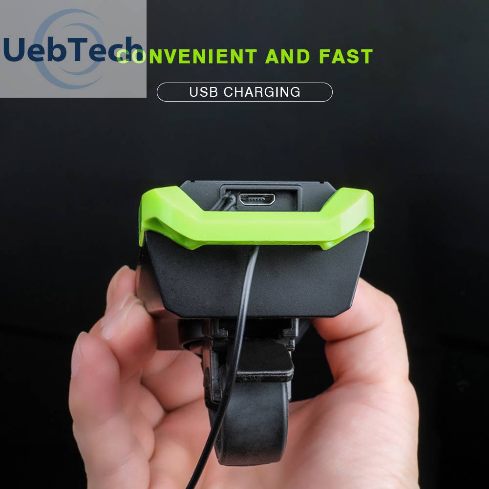 Đèn Pin Cảm Ứng Gắn Tay Lái Xe Đạp 120dB 4000mAh