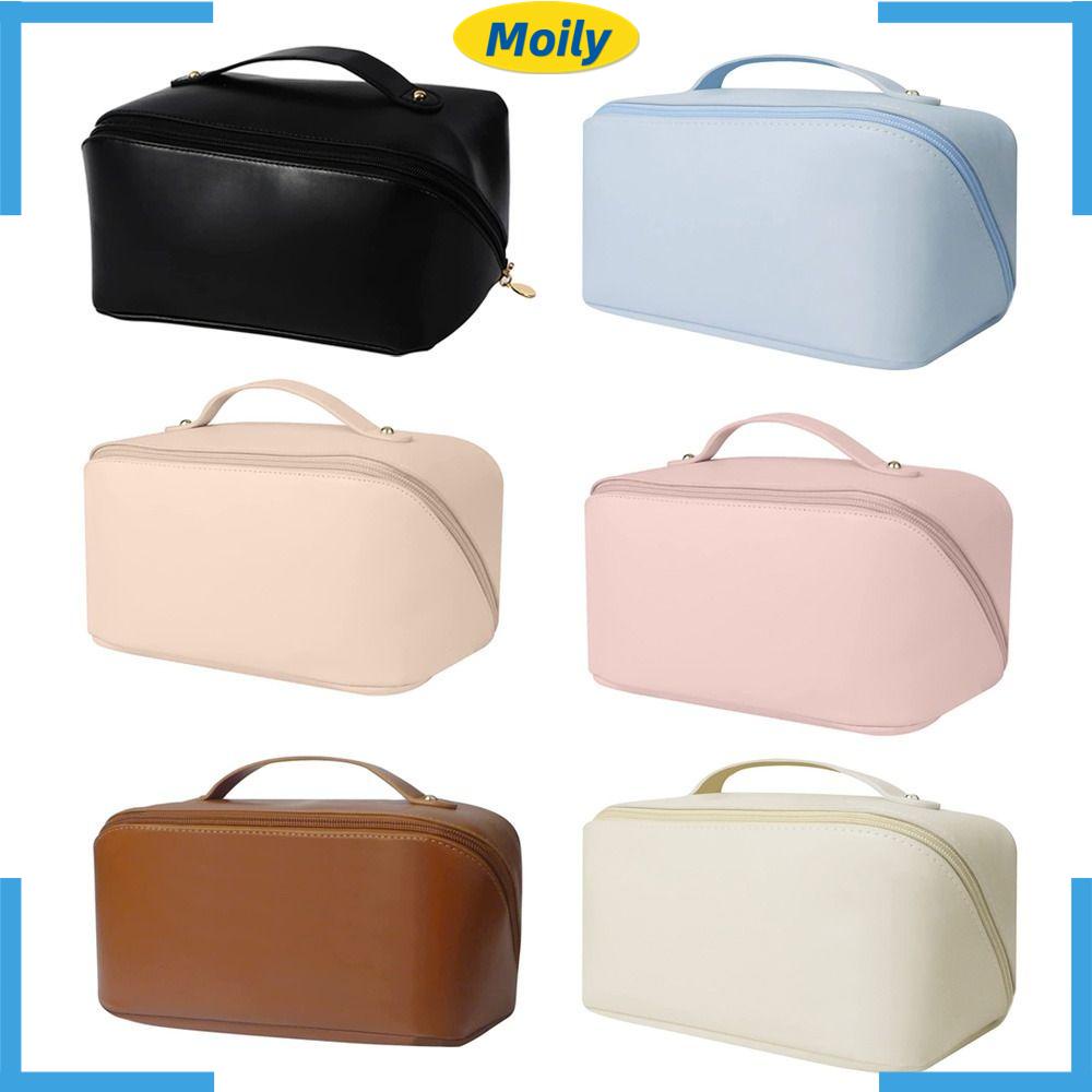 MOILYVN Túi Đựng Mỹ Phẩm Bằng Da PU Chống Thấm Nước