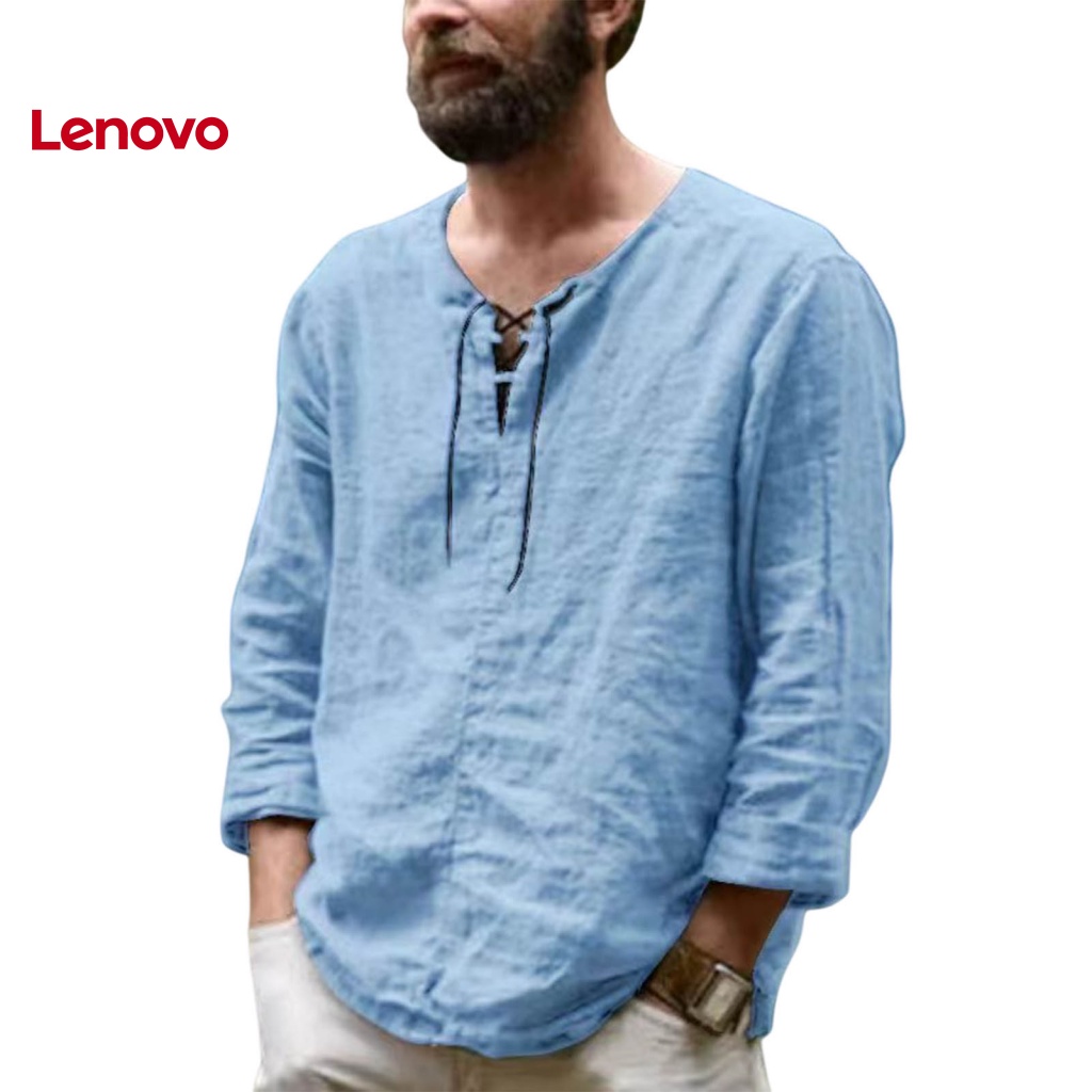 Áo Thun Tay Dài Cổ Tròn Màu Trơn Dáng Rộng In Họa Tiết Hoa Hướng Dương Phối Dây Rút Thời Trang Mùa Hè Cho Nam