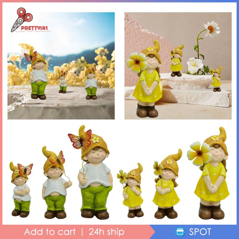 Set 3 Tượng Elf Trang Trí Nghệ Thuật Cho Lễ Hội