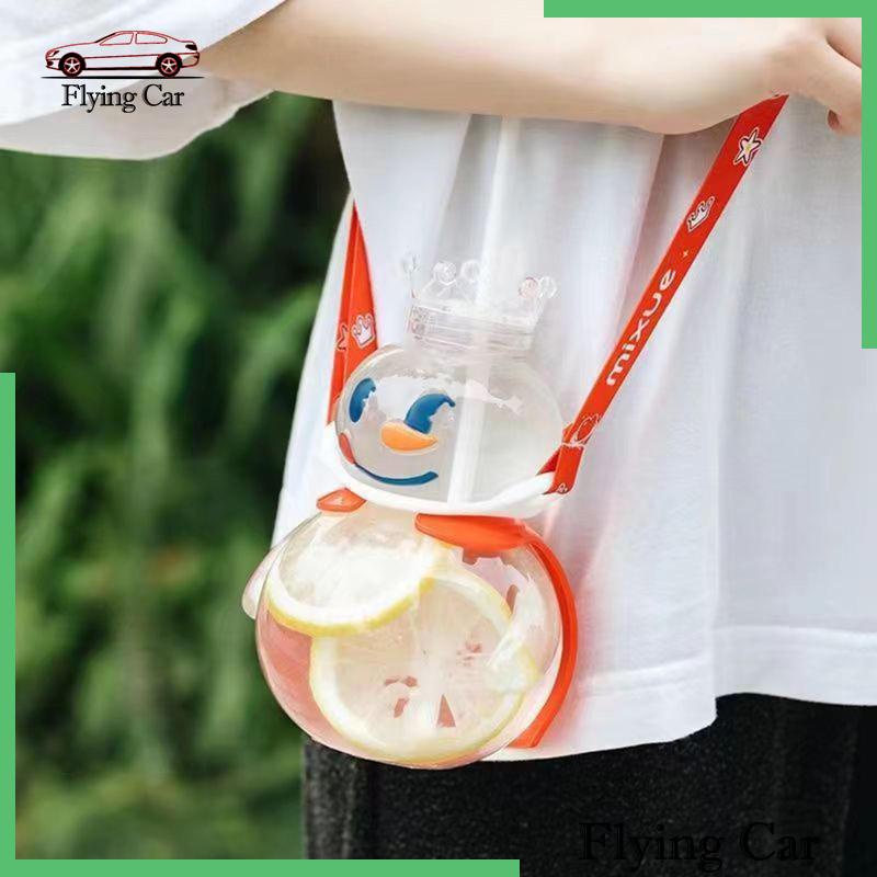 Bình Nước Thể Thao 700ml Họa Tiết Hoạt Hình Dễ Thương Cho Bé