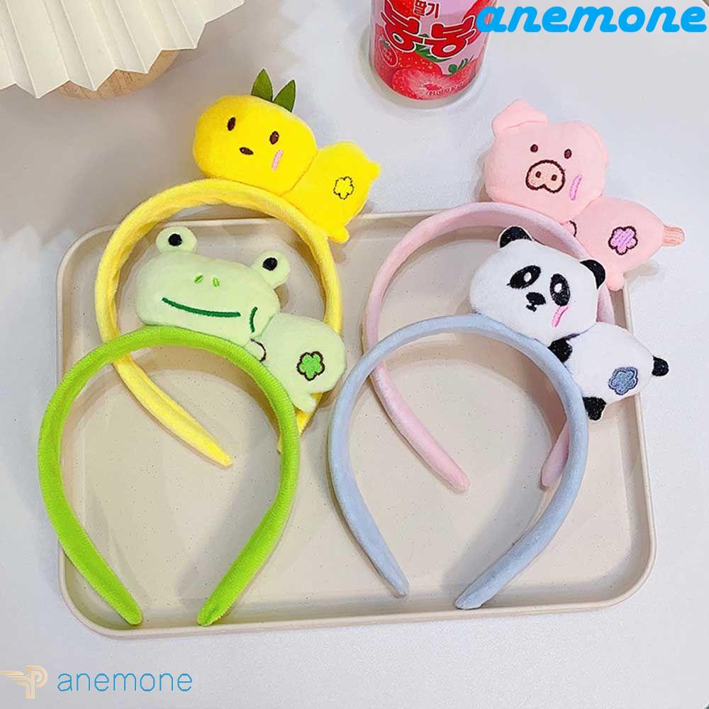 ANEMONE Băng Đô Tai Thỏ / Gấu Trúc Hoạt Hình Đáng Yêu Dành Cho Nữ