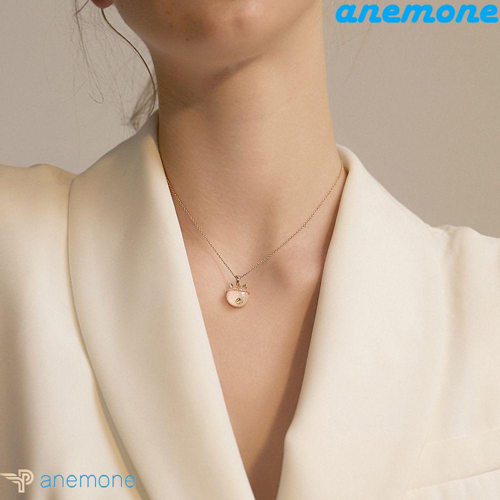 ANEMONE Vòng cổ May Mắn Phong Cách Hàn Quốc Đơn Giản
