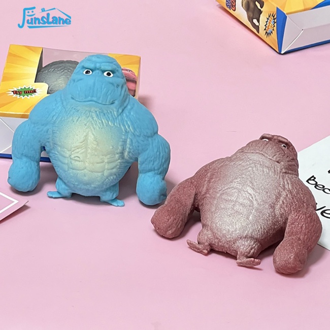 Đồ Chơi Mềm Dẻo Giảm Stress Hình Chú Khỉ Vui Nhộn