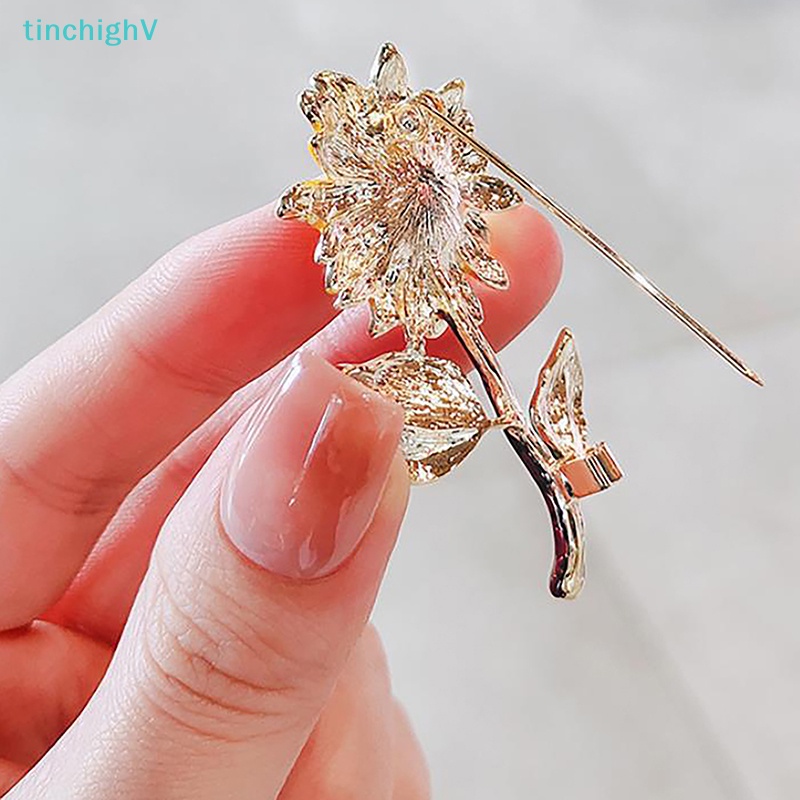 Ghim Cài Áo Hình Hoa Hướng Dương Thời Trang Cho Nữ
