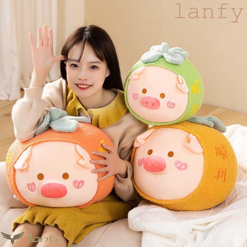 LANFY Heo Nhồi Bông Mềm Mại Trang Trí Nội Thất