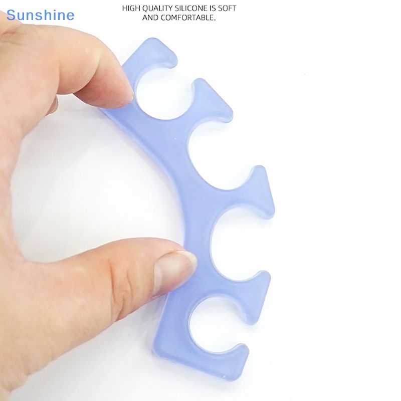 Dụng Cụ Tách Ngón Chân Bằng Silicon Mềm Tái Sử Dụng Tiện Lợi