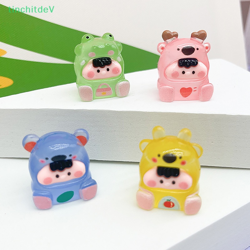 [TinchitdeV] Phụ Kiện Trang Sức Gel Dạ Quang Hình Thú Cưng May Mắn Mini Dễ Thương Sáng Tạo Dùng Để Trang Trí Xe Hơi / Làm Quà Tặng DIY
