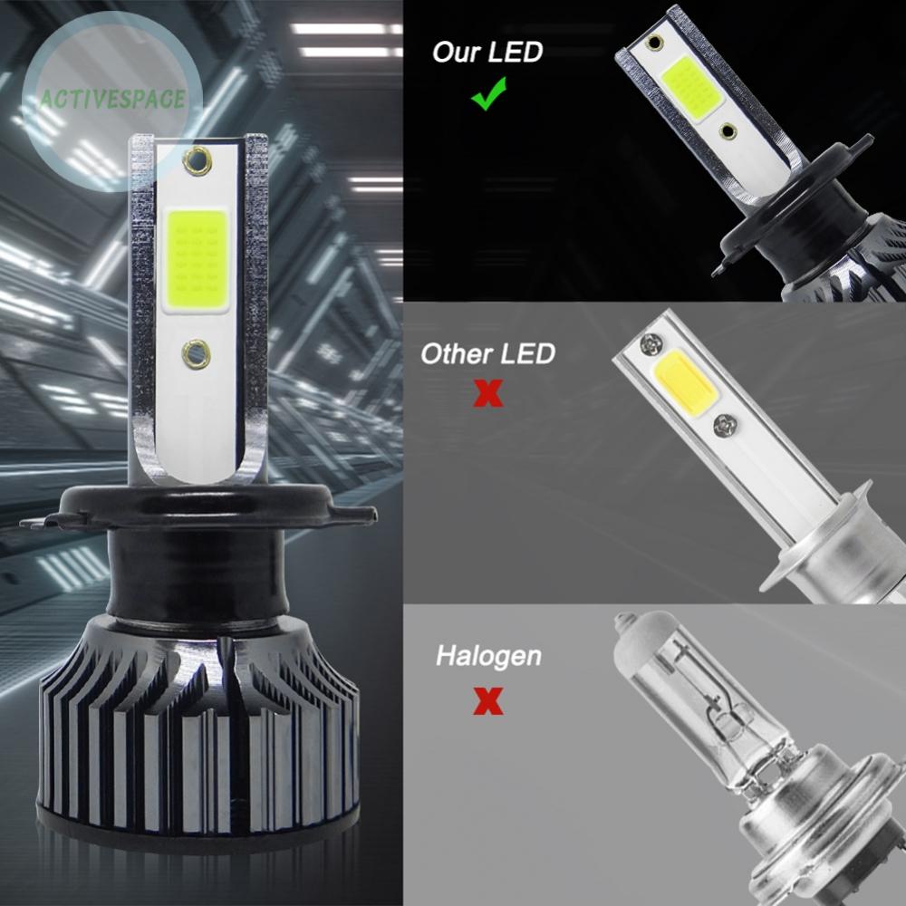 ⚡READYSTOCK⚡Car Light LED Headlights 6000LM 8000K COB IP68 36W H3 High Quqlity 2pcs