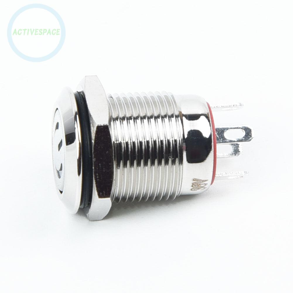 ⚡READYSTOCK⚡Push Button Switch Momentary Control Red LED 551954 Instantaneous Type