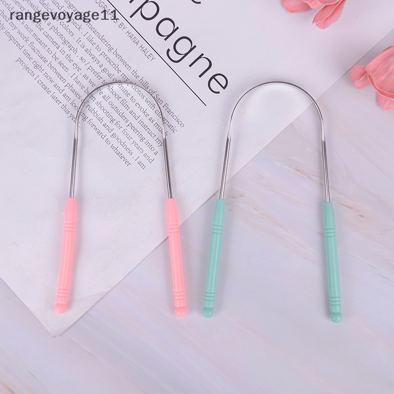 Dụng Cụ Nạo Làm Sạch Lưỡi Bằng Thép Không Gỉ Chăm Sóc Sức Khỏe