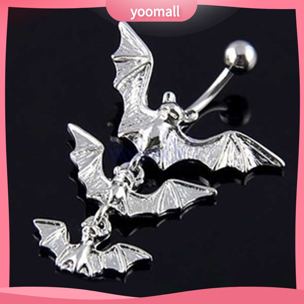 [YM] Khuyên Rốn Dạng Thanh Tạ Hình Dơi Bay Phong Cách Punk