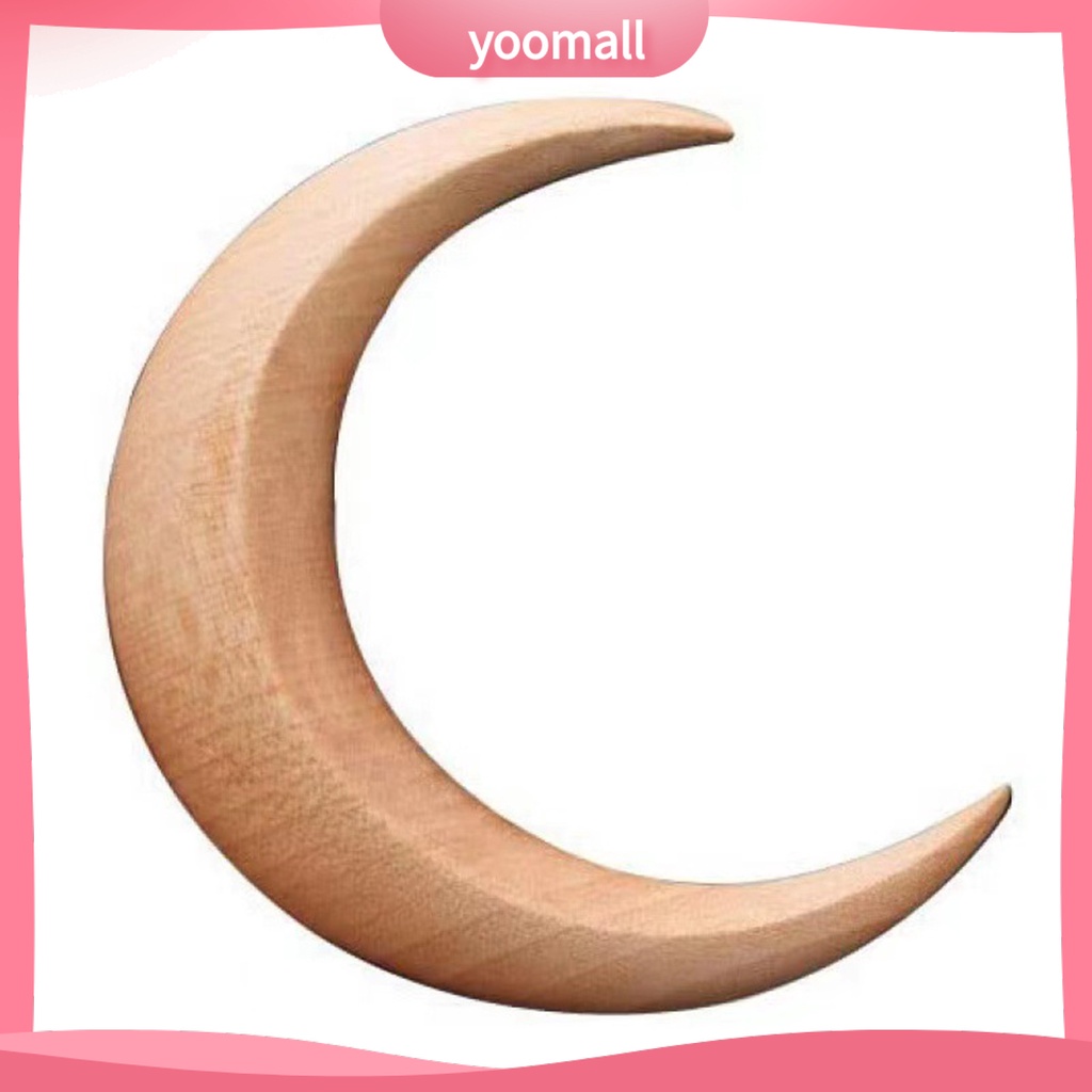 Trâm Cài Tóc Bằng Gỗ Hình Bán Nguyệt / Mặt Trăng Phong Cách Cổ Điển Thanh Lịch Dành Cho Nữ