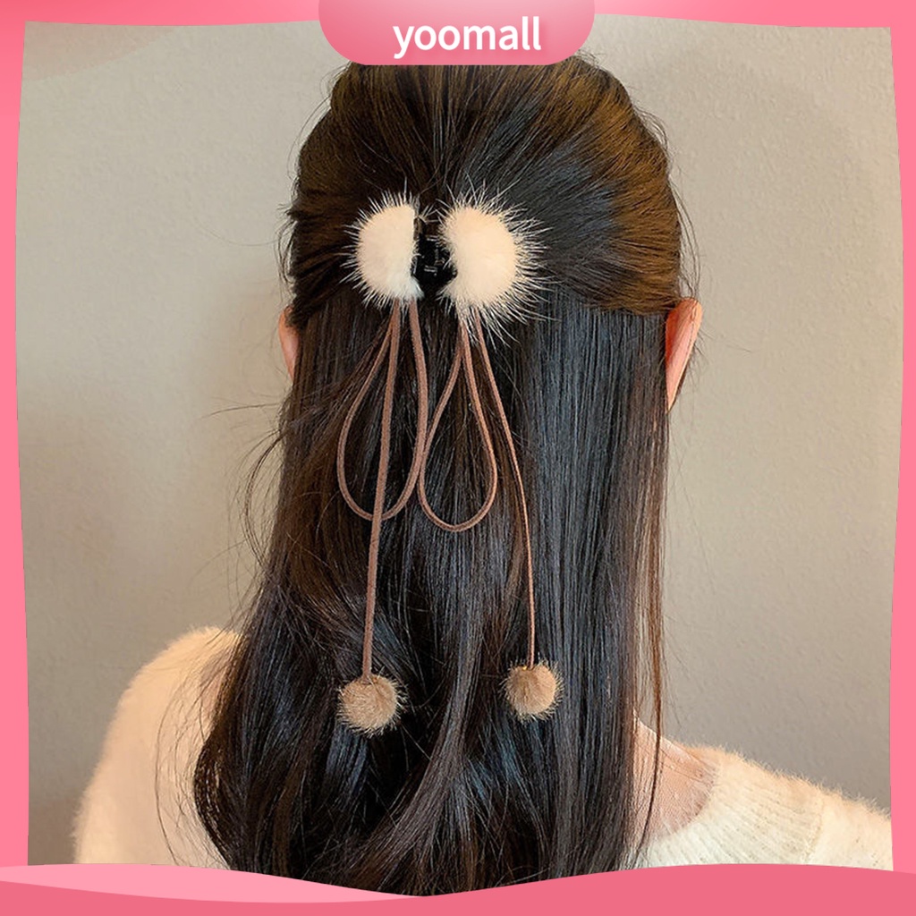 Kẹp Tóc Đính Nơ Ruy Băng Có Răng Nhỏ Xinh Xắn Phong Cách Hàn Quốc Cho Bạn Gái