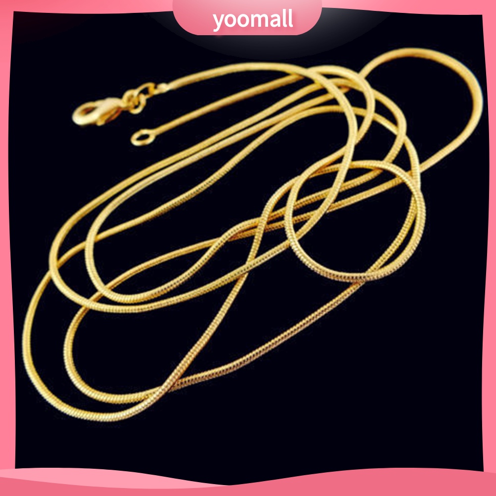 Vòng cổ Mạ Vàng Dạng Rắn Thời Trang Cho Nam Nữ