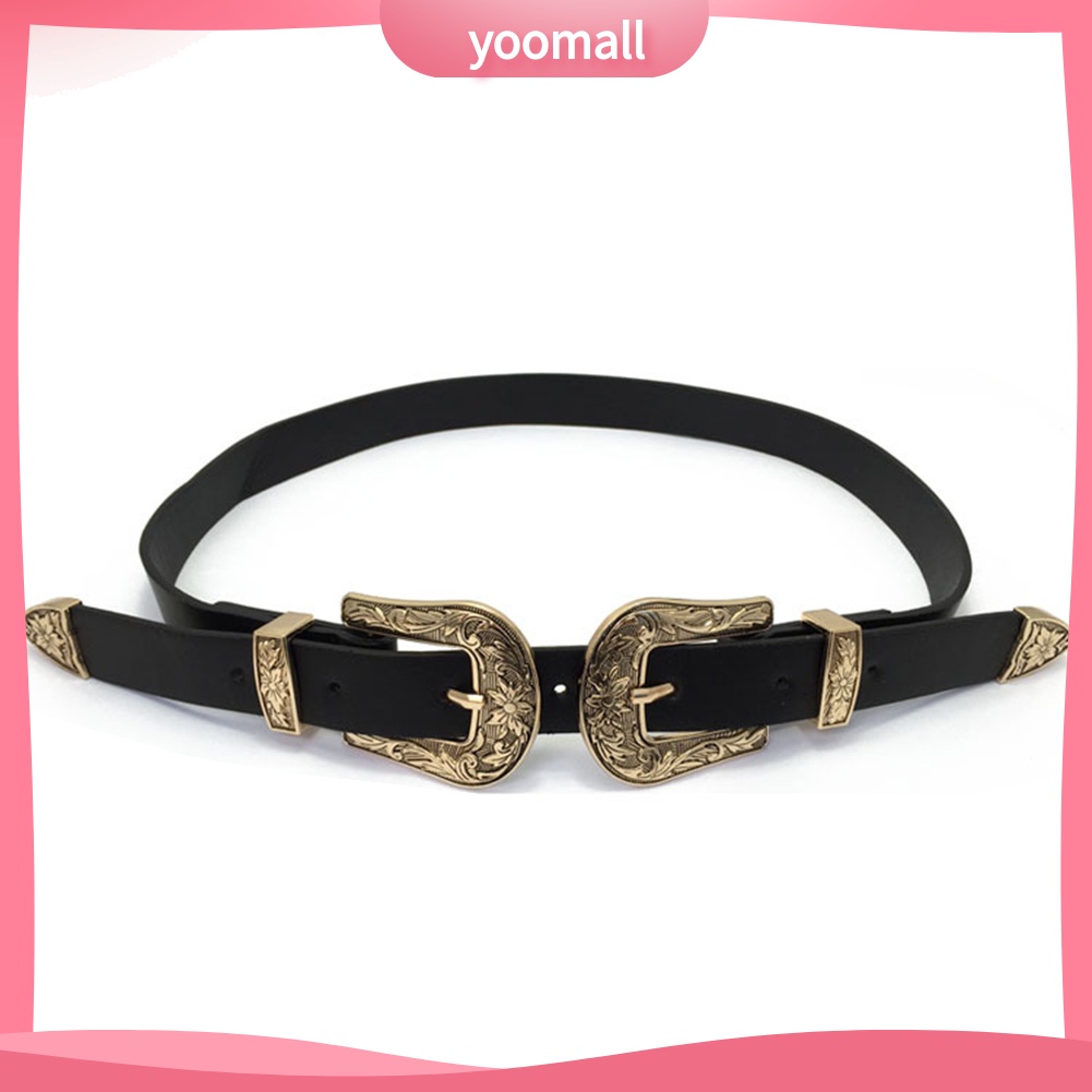 Thắt Lưng Giả Da Phối Đầm Jean Phong Cách Vintage Thời Trang Cho Nữ