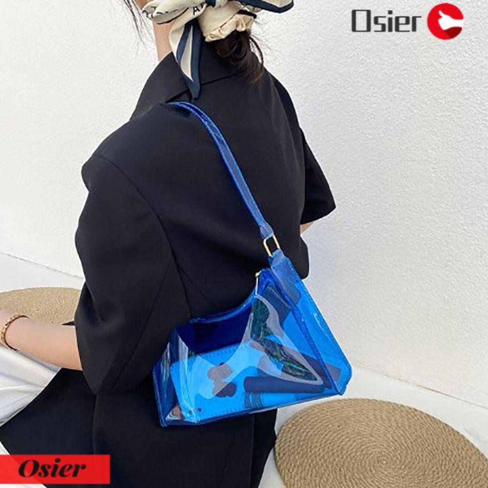 OSIER1 Túi đeo dưới cánh tay Nữ Trong Suốt Màu Huỳnh Quang