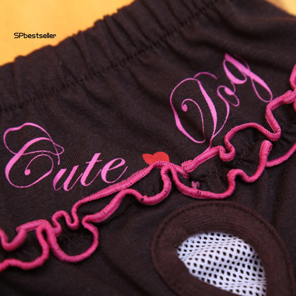 Quần Tã Vệ Sinh In Họa Tiết Xinh Xắn Có Thể Giặt Sạch Cho Thú Cưng