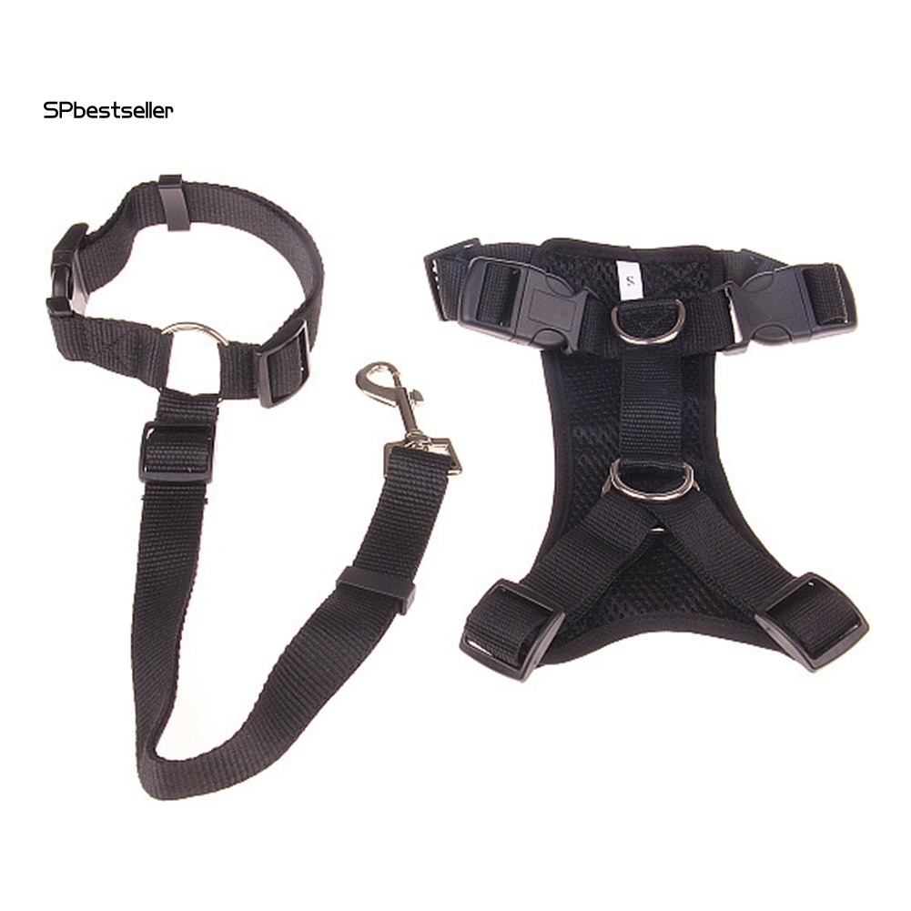 Đai Dắt Thú Cưng Đi Dạo Bằng Lưới Mềm Mại Tùy Chỉnh Kèm Dây Dắt Tiện