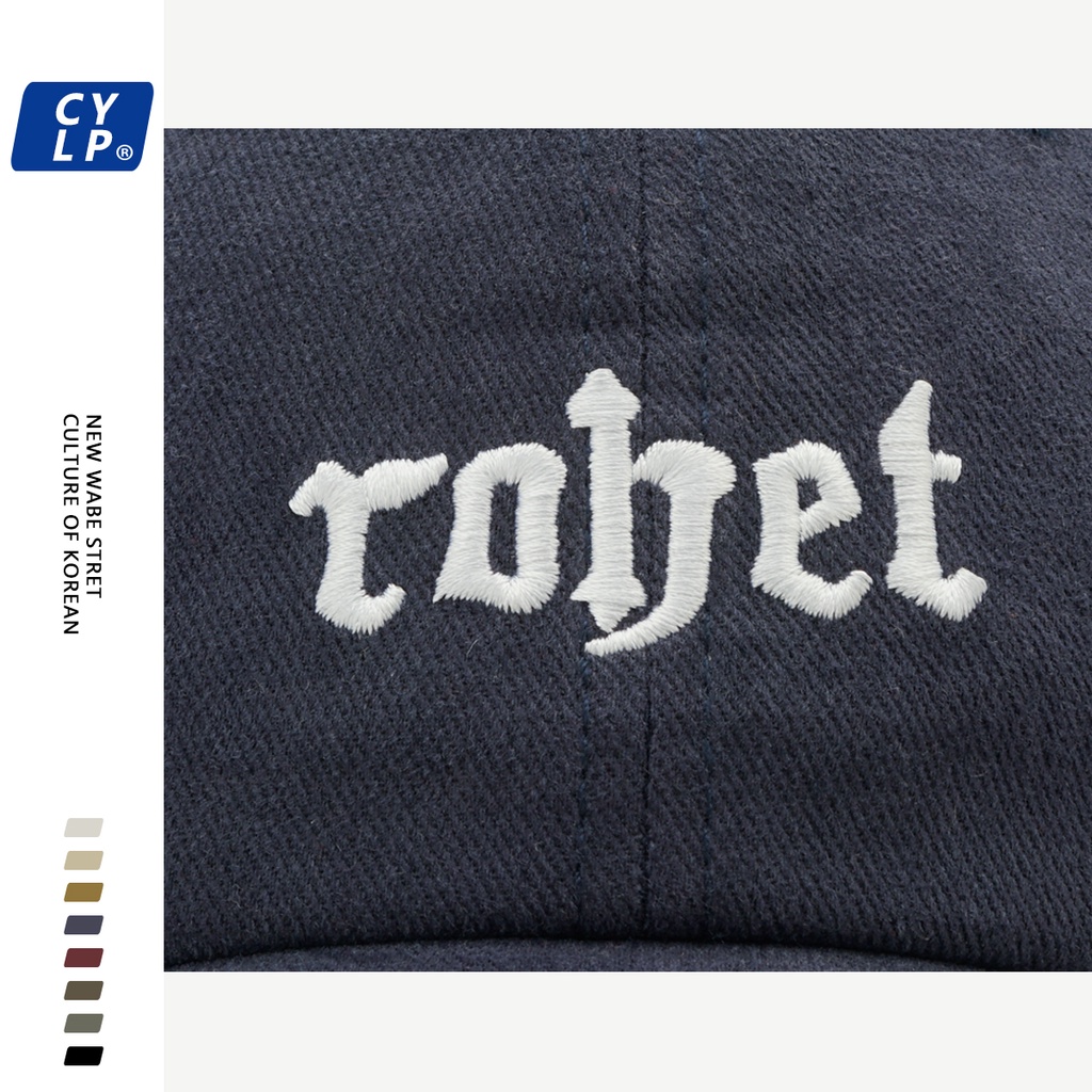 Mũ Lưỡi Trai Thêu Chữ Phong Cách Hàn Quốc Cho Cặp Đôi