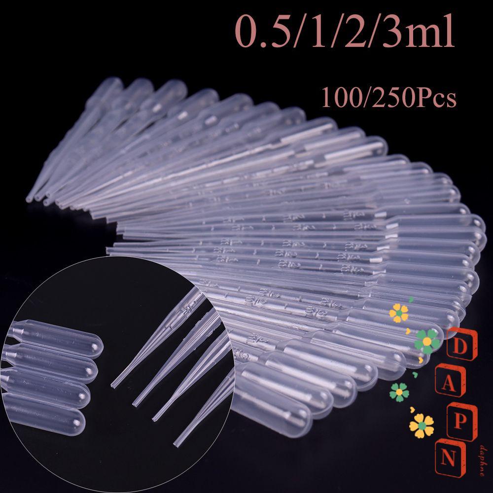 DAPHS 100 / 250 Ống Nhỏ Giọt Trong Suốt Dùng Một Lần Tiện Dụng Cho Phòng Thí Nghiệm