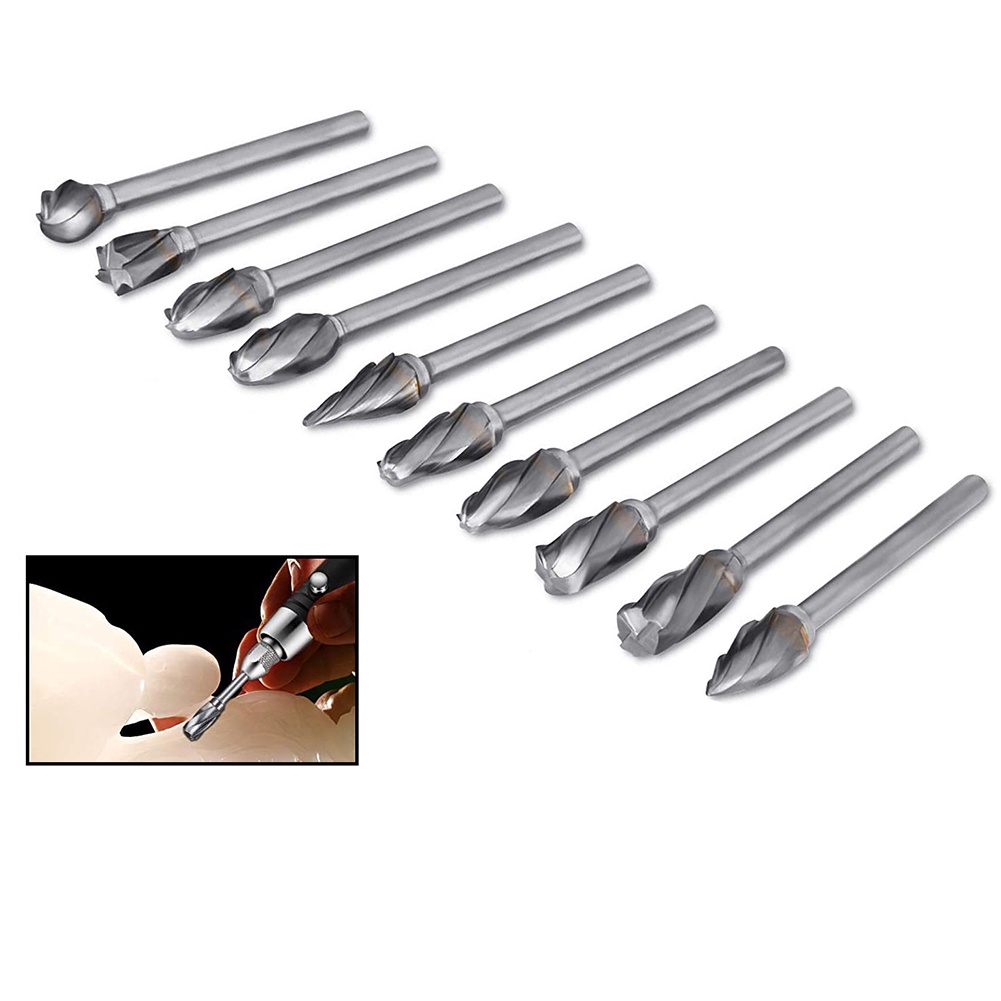 Set 10 Mũi Khoan Cắt 3mm 6mm Chuyên Dụng