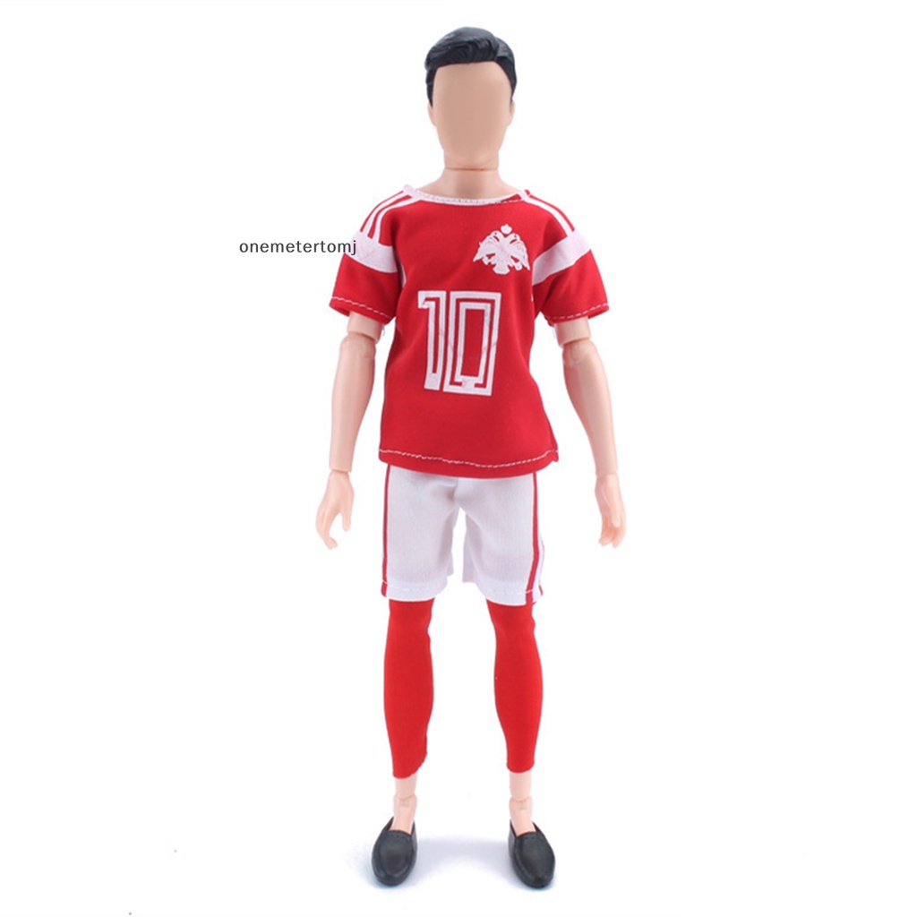 1 Bộ Quần Áo Bóng Đá Ngắn Tay Cho Búp Bê