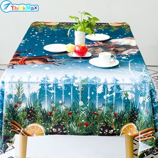 Khăn Trải Bàn 140 * 200cm Họa Tiết Giáng Sinh
