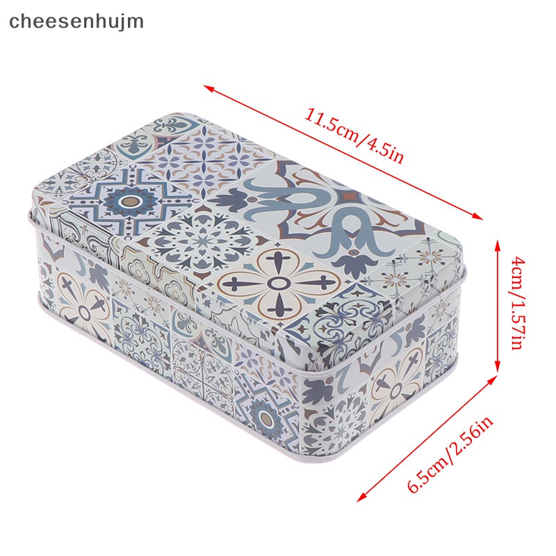 Hộp Thiếc Đựng Trang Sức Hình Chữ Nhật 11.5 * 6.5 * 4Cm