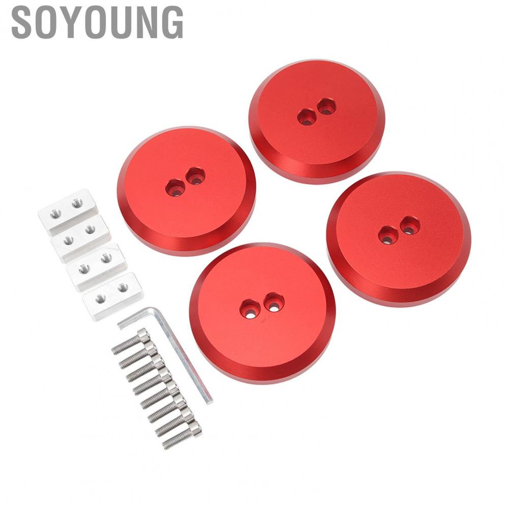 Soyoung Floor Jack Pad  Red Adapter Easy To Install for Corvette C5 C6 C7 C8