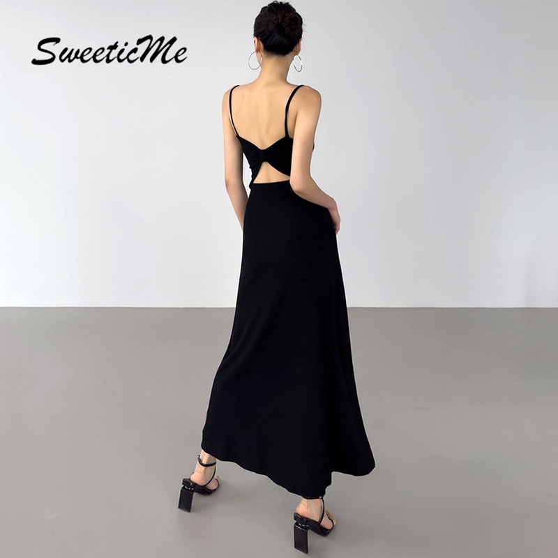 Đầm Dài Màu Trơn Dáng Ôm Gợi Cảm Thời Trang 2023 Dành Cho Bạn Nữ