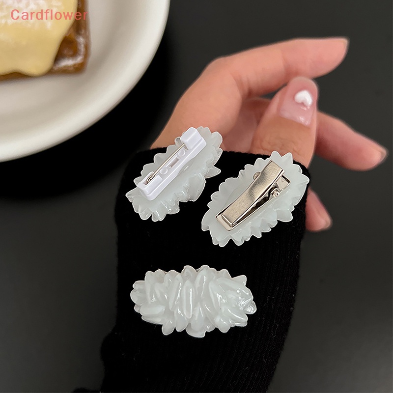 < Cardflower > Kẹp Tóc Mái Bên Hông Dễ Thương Phong Cách Nhật Bản Cho Nữ Mới