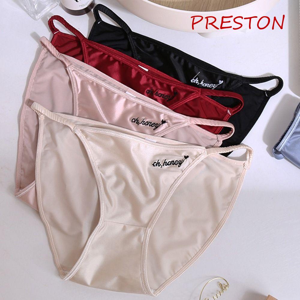 Quần Lót Cotton Thoáng Khí Màu Sắc Đơn Giản Cho Nữ